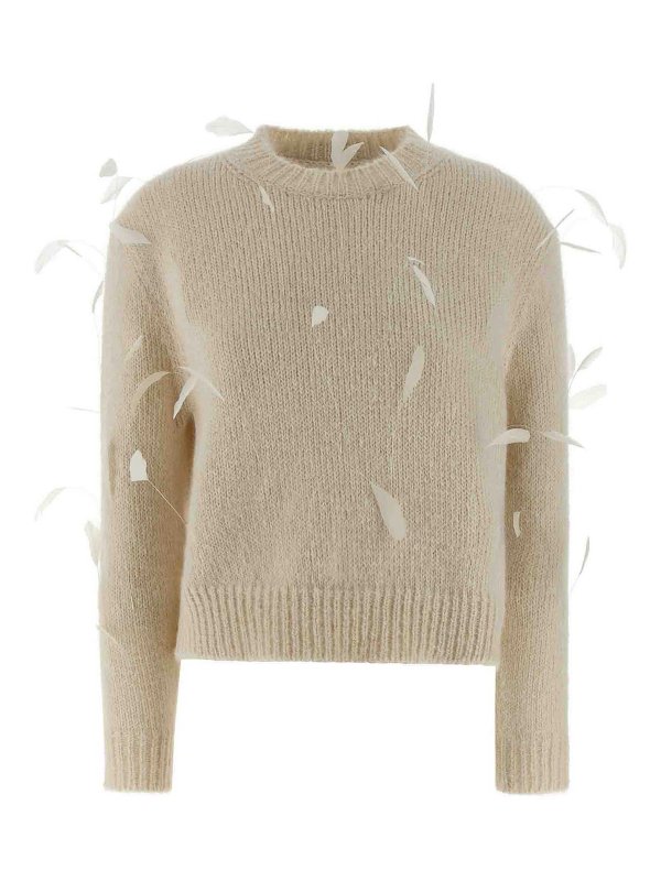 JIL SANDER: クルーネック - クルーネック - 白