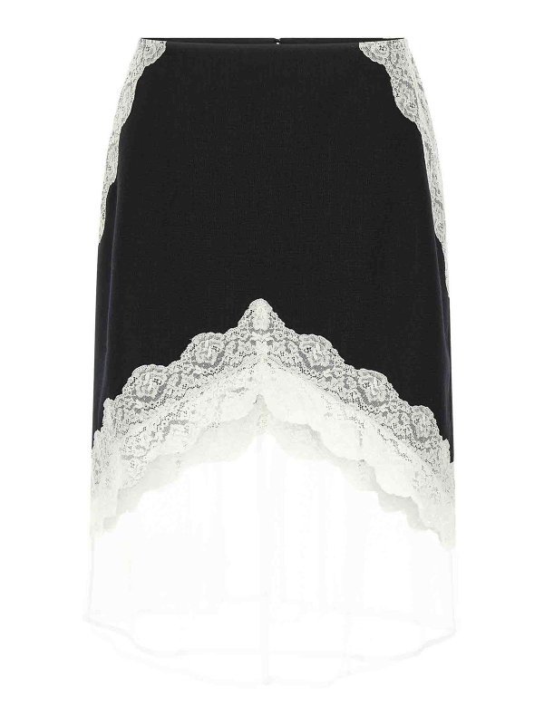 JIL SANDER: Jupes midi et au genou - Jupe Midi - Blanc