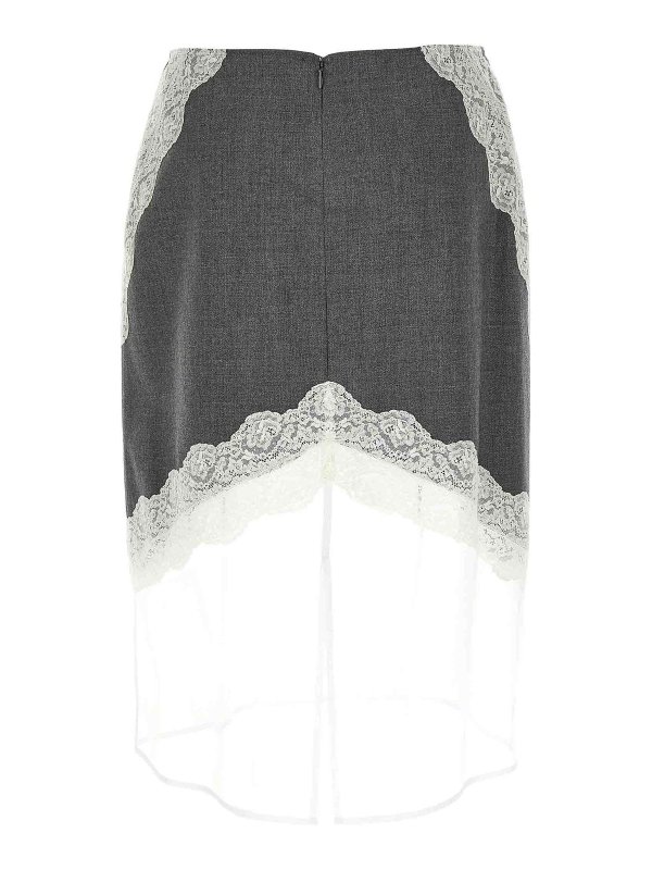 JIL SANDER: ニーレングススカート＆ミディ丈 online - 膝丈/ミディスカート - グレー