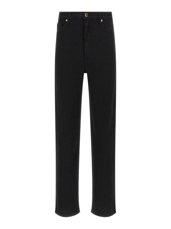 KHAITE: Jeans skinny - Jean Skinny - Noir