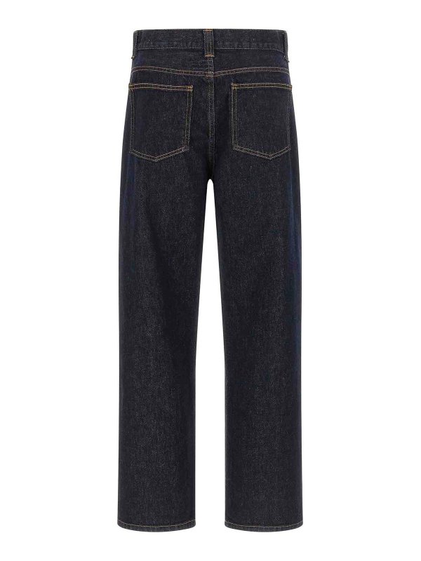 KHAITE: Jeans Rectos online - Vaqueros Rectos - Azul