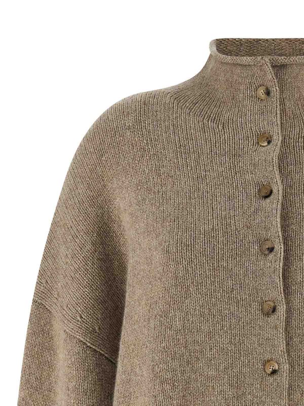 The Best Shops KHAITE: Cardigans - Cardigan - Beige