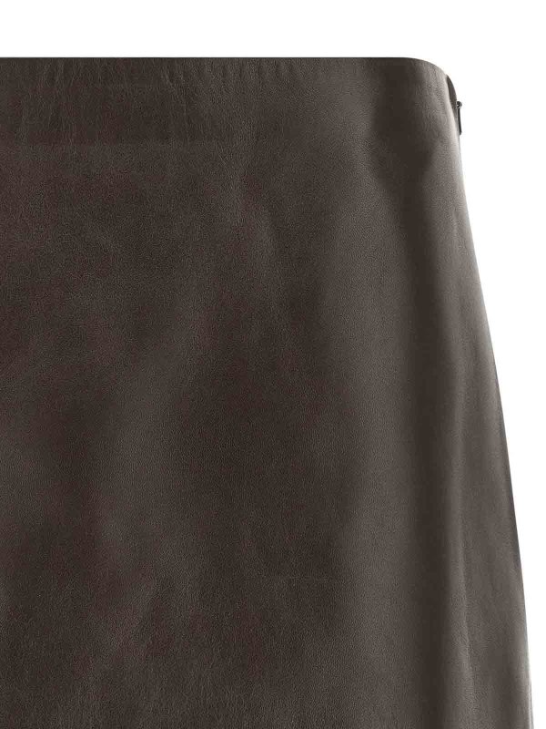 The Best Shops KHAITE: leather skirts - Skirt