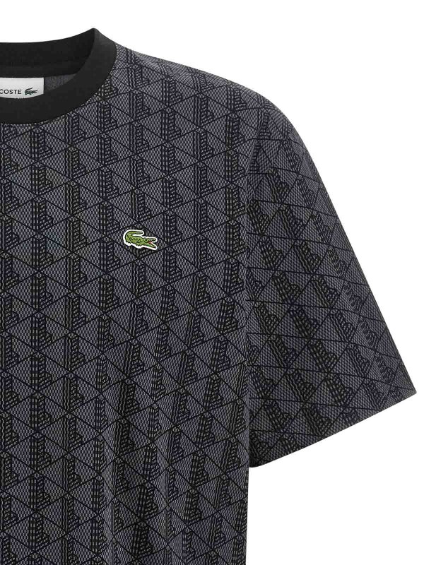 The Best Shops LACOSTE: T-shirts - T-Shirt - Gris