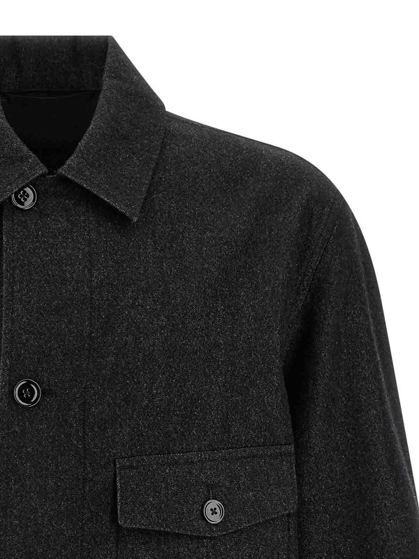 The Best Shops LEMAIRE: blouses - Wool Overshirt