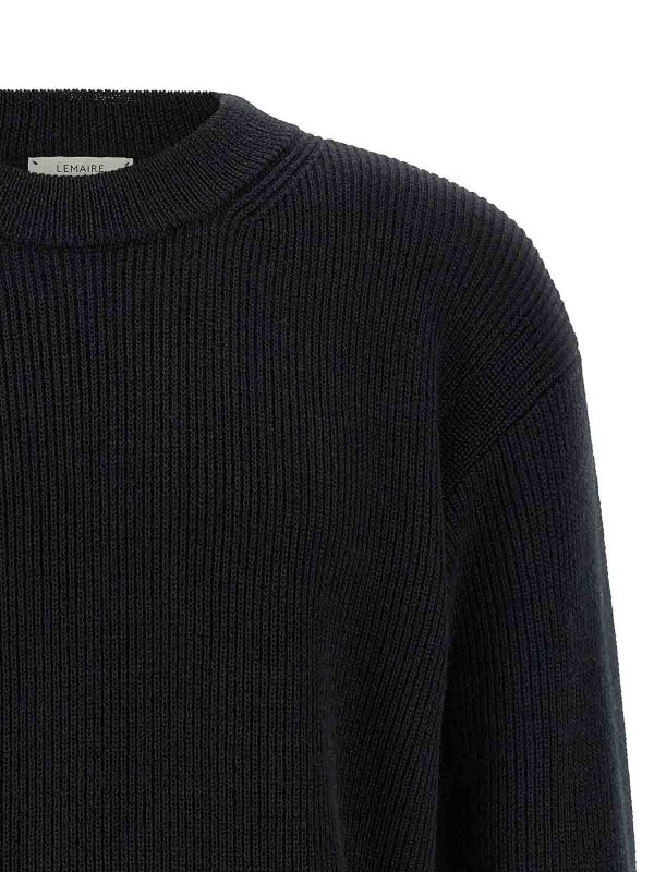 The Best Shops LEMAIRE: crew necks - Ribbed Wool Sweater