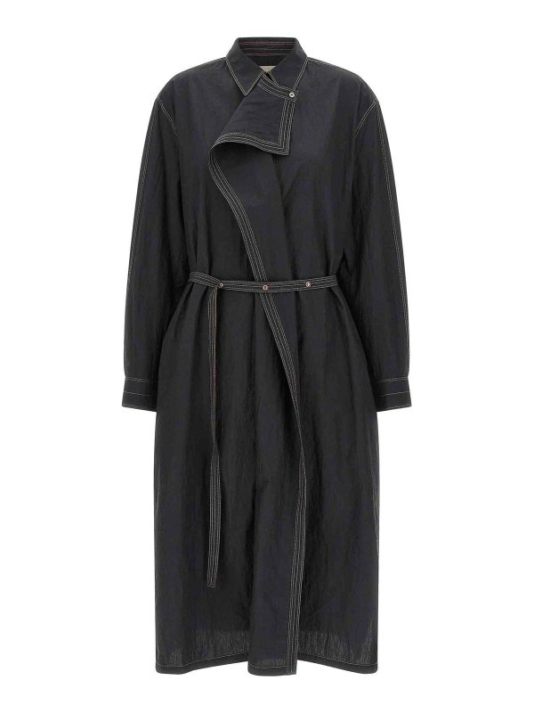 LEMAIRE: shirts - Asymmetrical Shirt Dress