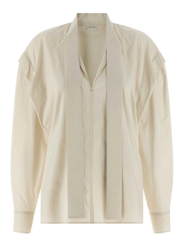 LEMAIRE: Blusen - Bluse - Beige