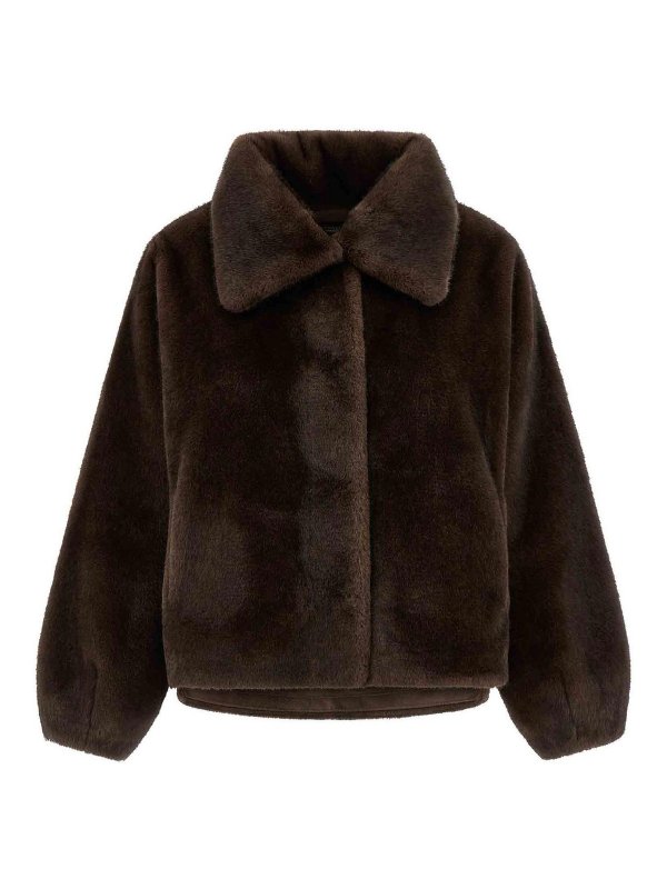 LOU ANDREA: camicie - Pelliccia sintetica di visone