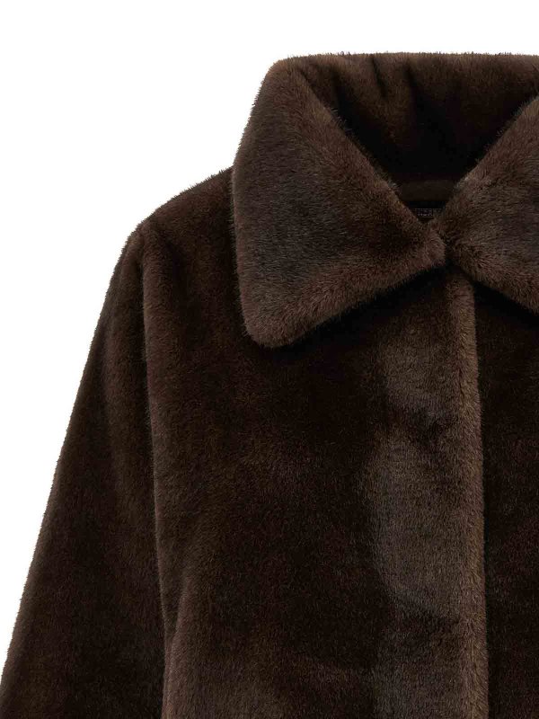 The Best Shops LOU ANDREA: camicie - Pelliccia sintetica di visone