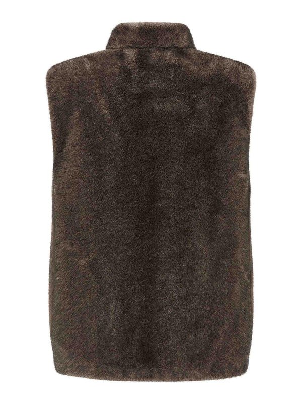 LOU ANDREA: Chalecos online - Chaleco - Marrón
