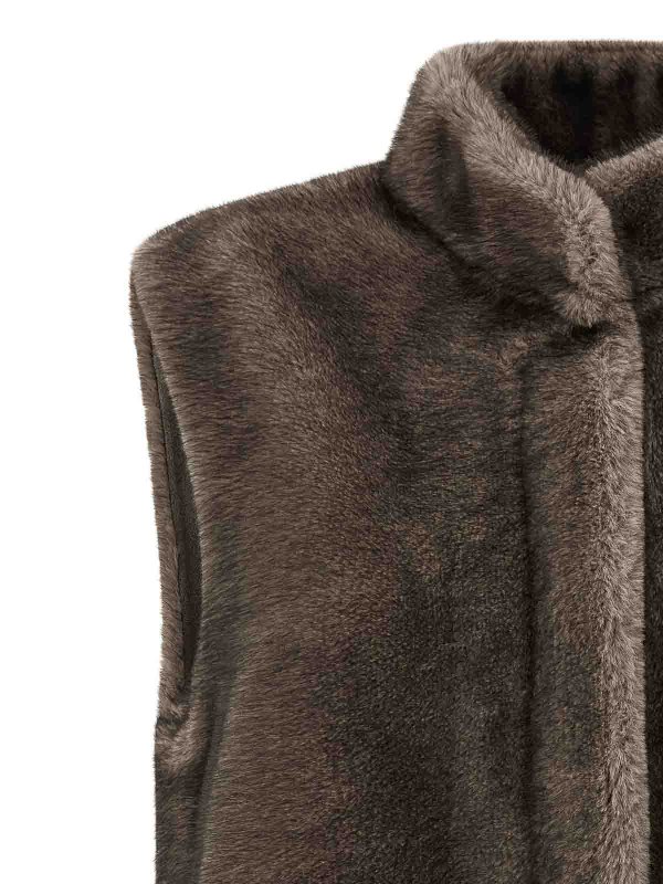 The Best Shops LOU ANDREA: Chalecos - Chaleco - Marrón