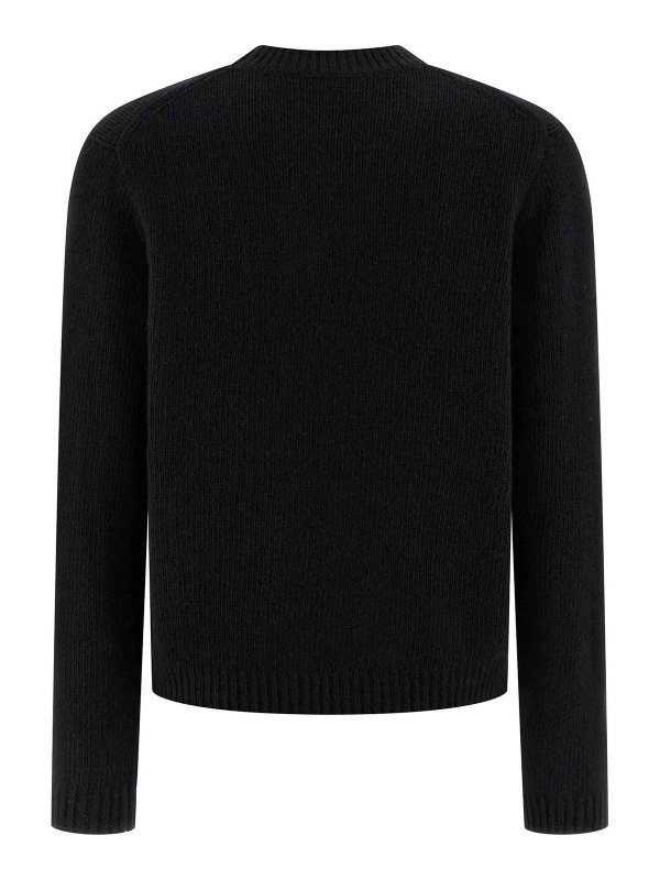 MAISON KITSUNÉ: クルーネック online - クルーネック - 黒