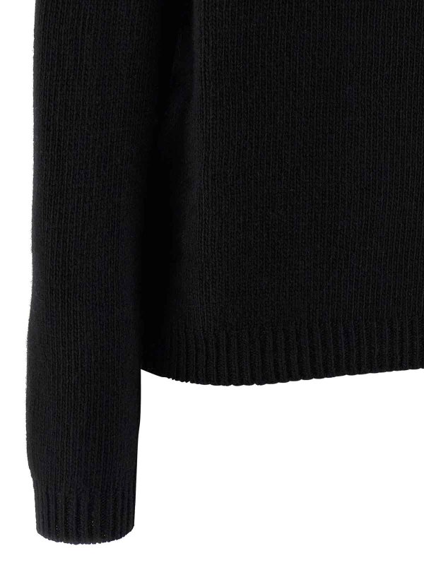 クルーネック - 黒 shop online: MAISON KITSUNÉ