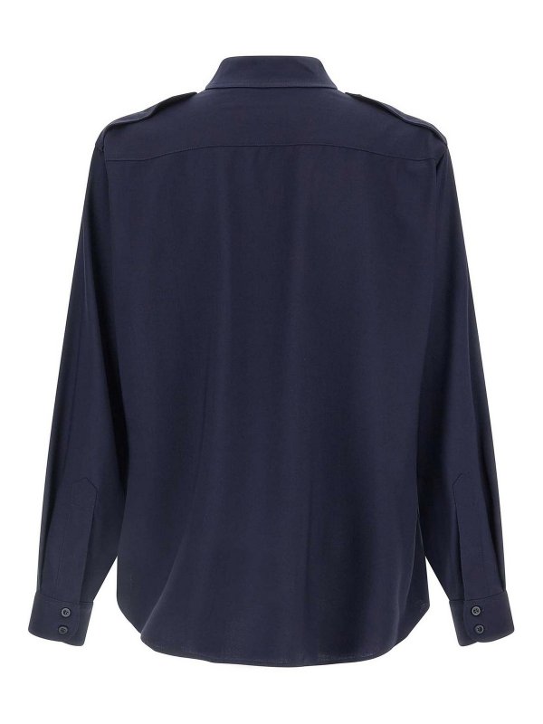 Maison Margiela: シャツ online - シャツ - ブルー