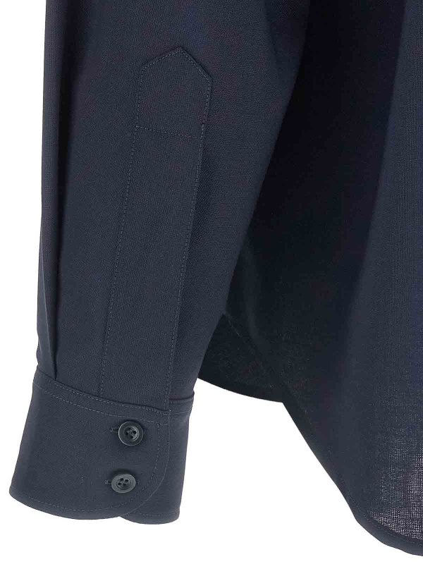 シャツ - ブルー shop online: Maison Margiela