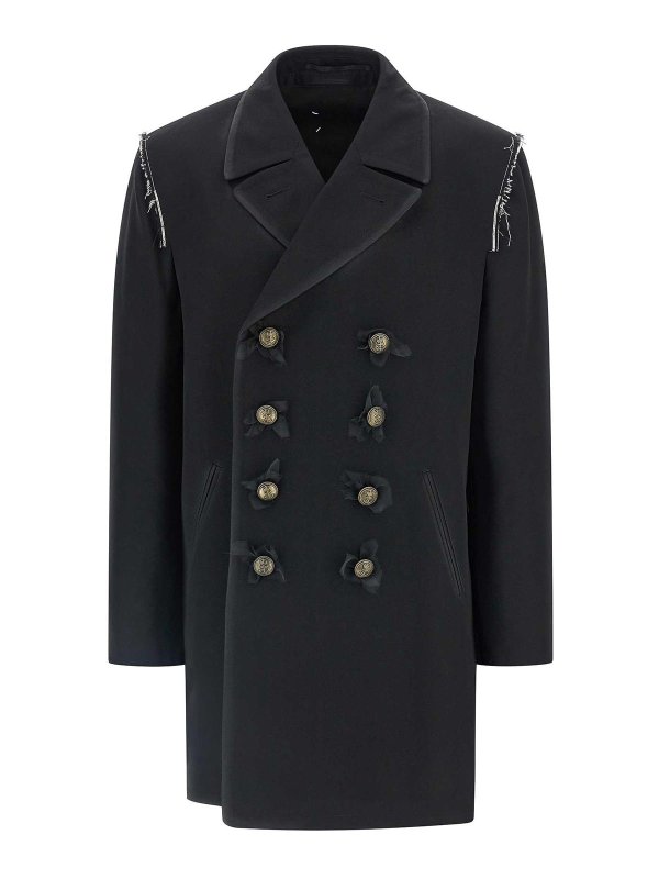 Maison Margiela: Abrigos acolchados - Abrigo Alcochado - Negro