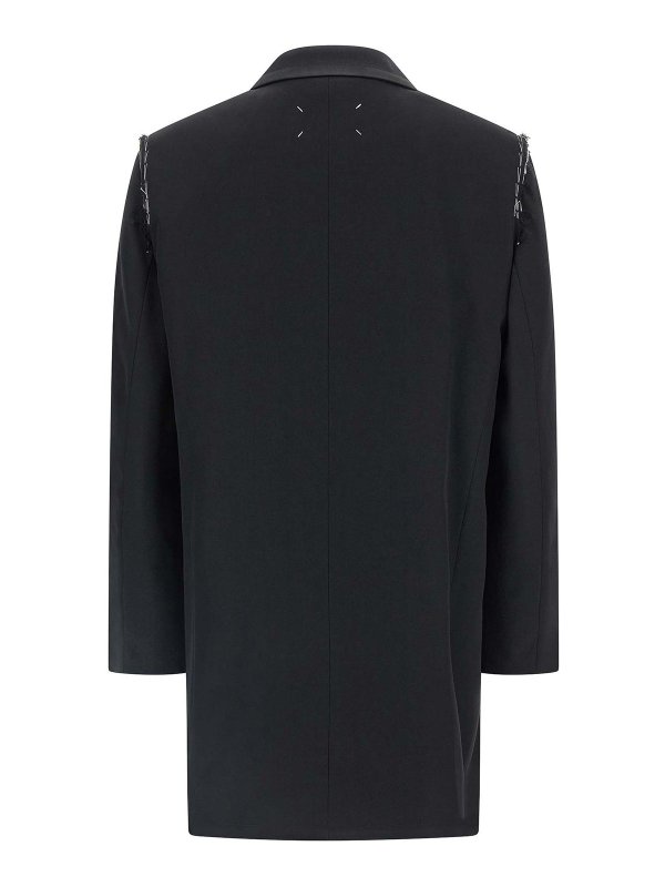 Maison Margiela: Abrigos acolchados online - Abrigo Alcochado - Negro