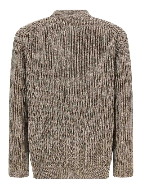 Maison Margiela: cardigan online - Cardigan in lana