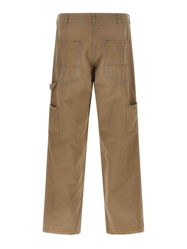 Maison Margiela: Pantalones casual online - Pantalón Casual - Beis