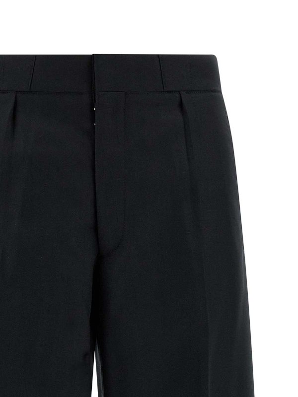 The Best Shops Maison Margiela: カジュアルトラウザー - カジュアルパンツ - 黒