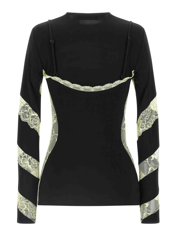 MARINE SERRE: Tops und Tank Tops online - Top - Schwarz