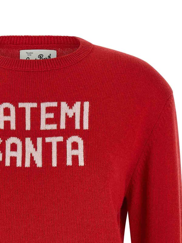 The Best Shops MC2 SAINT BARTH: Pull col rond - Pull Col Rond - Rouge