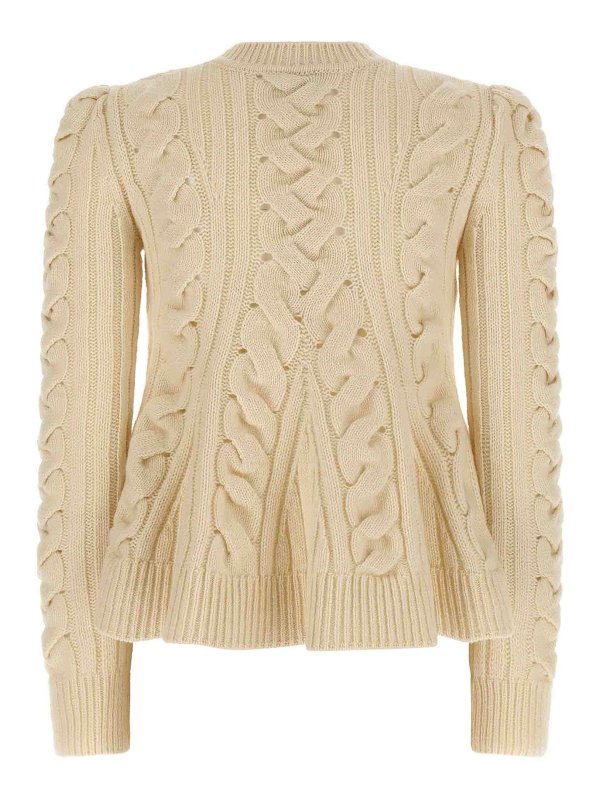 ALEXANDER MCQUEEN: クルーネック online - クルーネック - 白