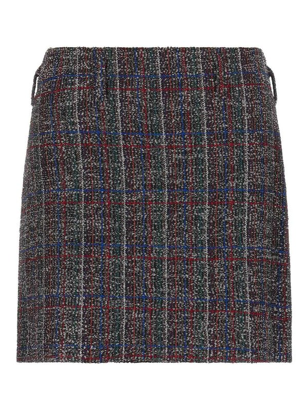 MISSONI: mini skirts - Sequin Tartan Skirt