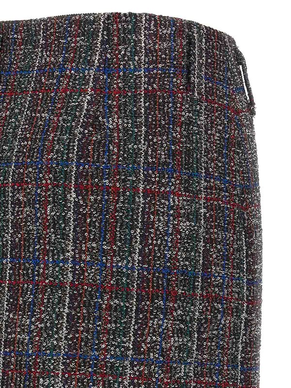 Sequin Tartan Skirt shop online: MISSONI