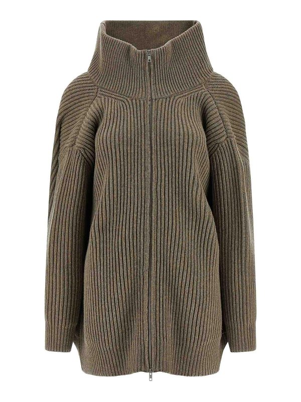 MM6 MAISON MARGIELA: cardigans online - Panel Insert Cardigan