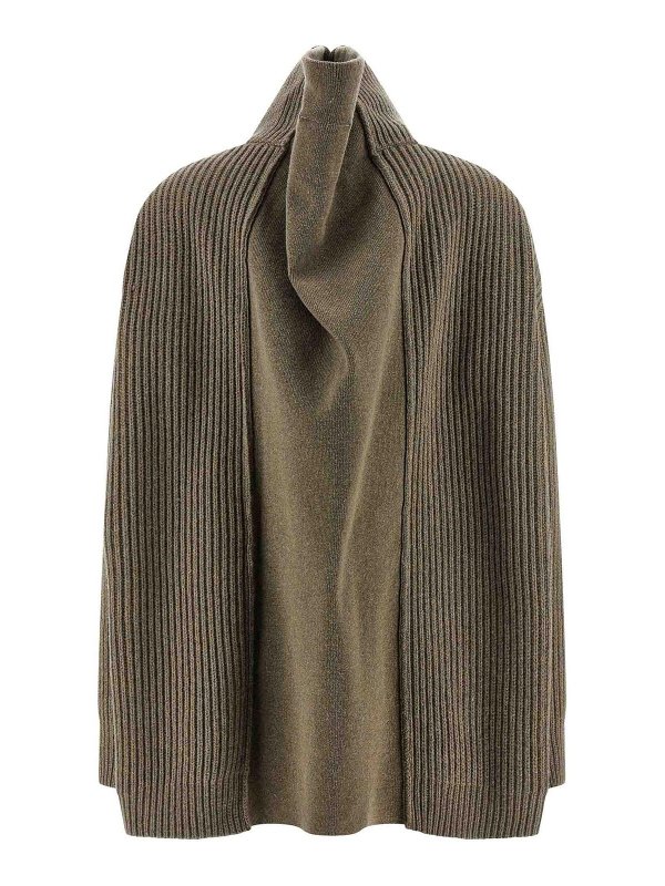 The Best Shops MM6 MAISON MARGIELA: cardigans - Panel Insert Cardigan