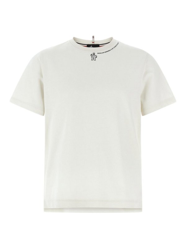MONCLER: T-shirts - T-Shirt - Weiß