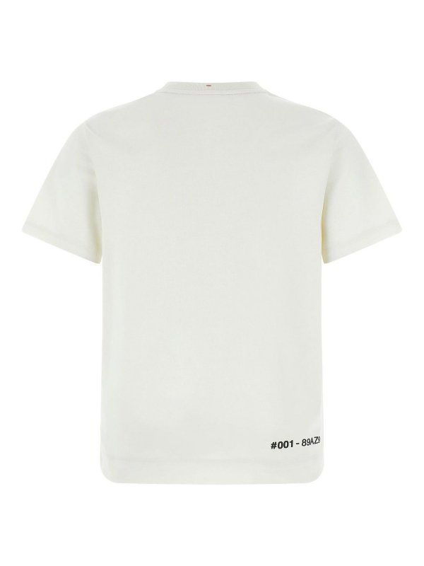 MONCLER: T-shirts online - T-Shirt - Weiß