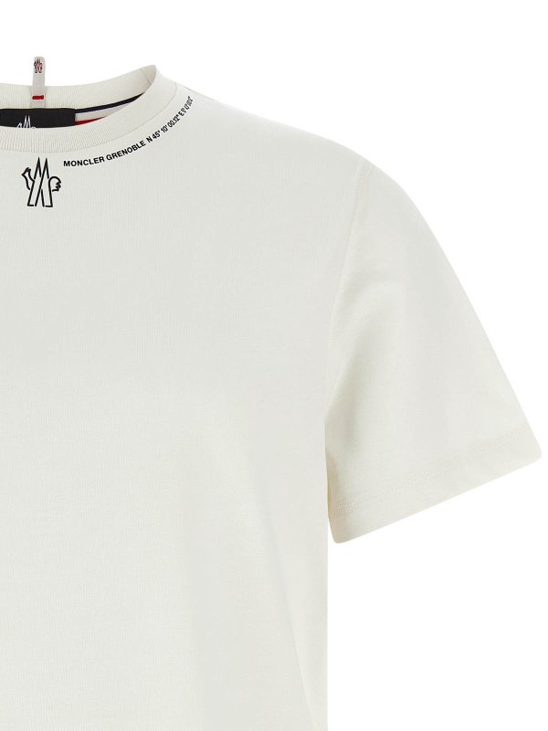 The Best Shops MONCLER: T-shirts - T-Shirt - Weiß