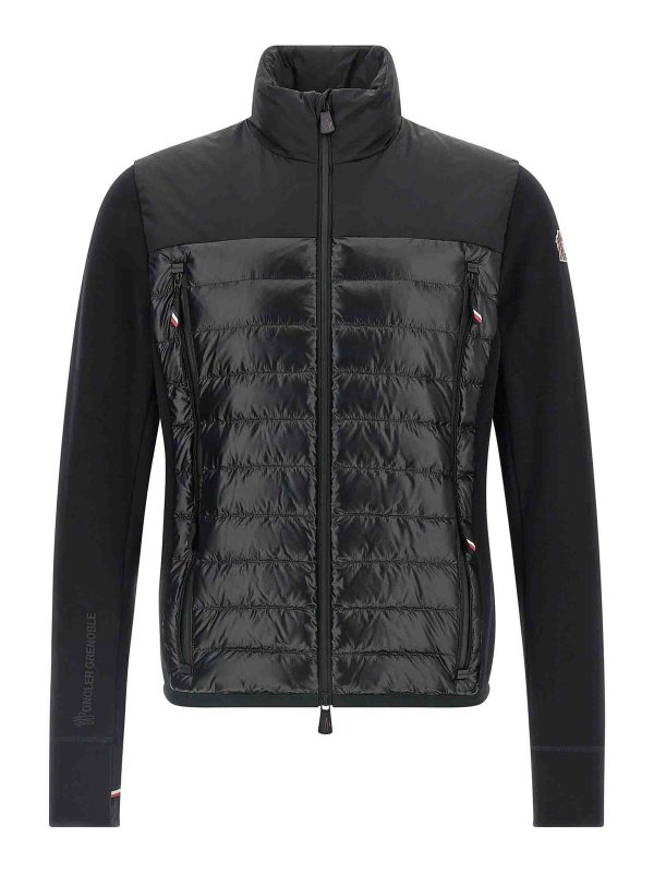 MONCLER: Sweatshirts & Pulls - Sweat-Shirts - Noir