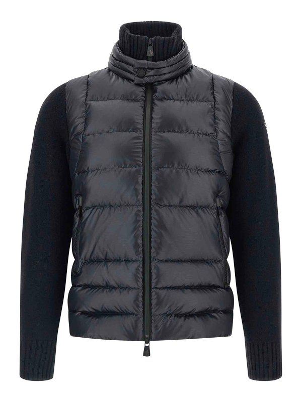 MONCLER: cardigans - Padded Cardigan