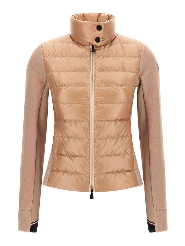 MONCLER: padded jackets - Padded Vest Sweatshirt
