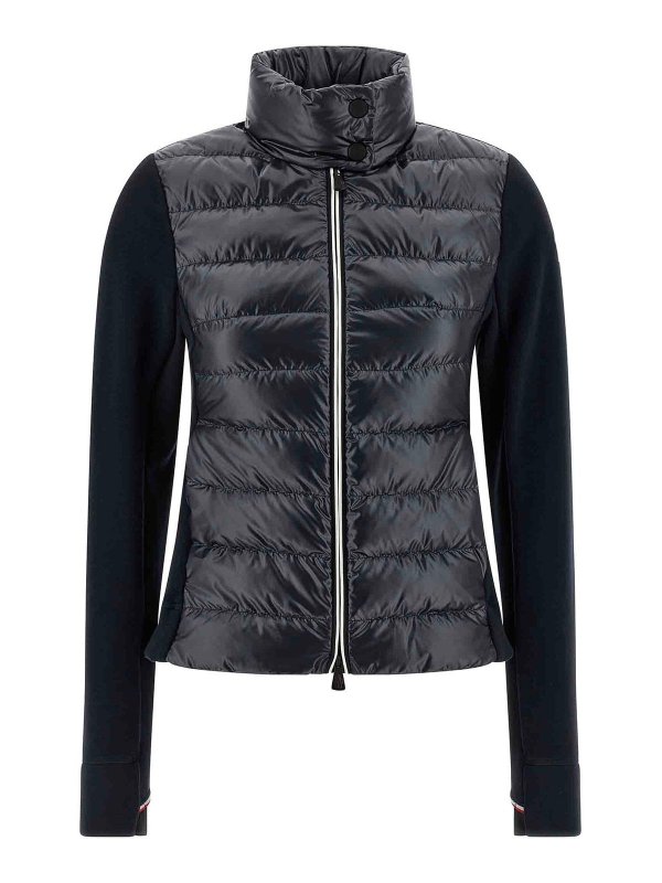 MONCLER: Vestes-rembourrees - Blouson Rembourré - Bleu
