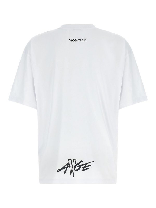 MONCLER: T-shirts online - T-Shirt - Blanc
