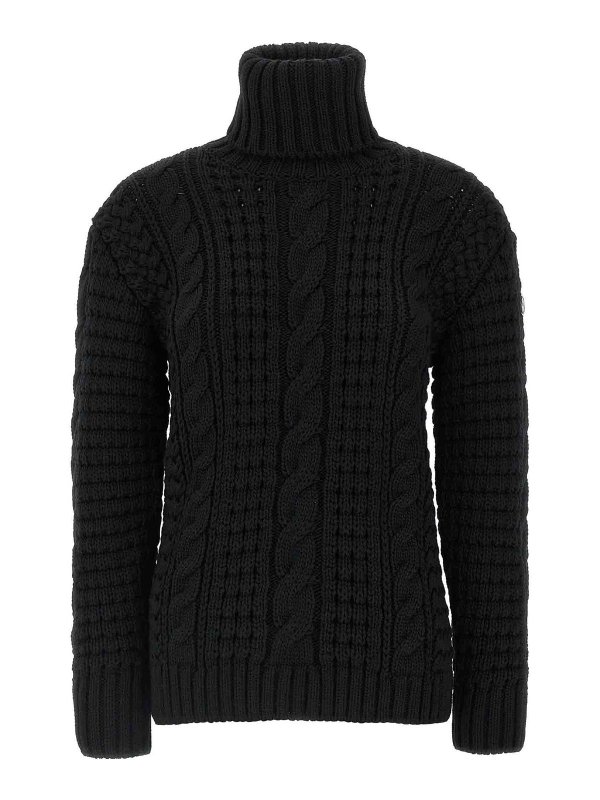 MONCLER: maglia collo rotondo - Maglione dolcevita