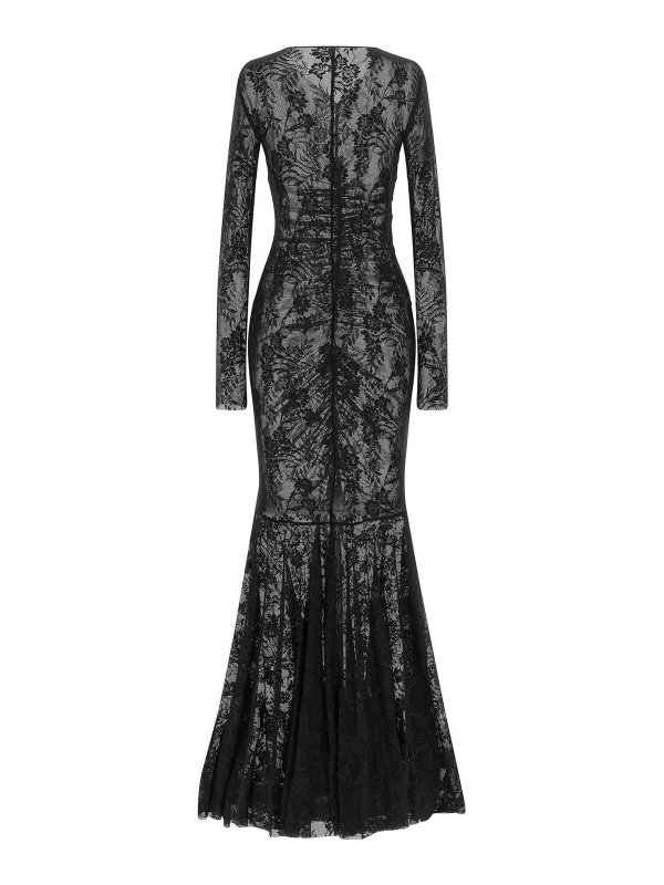 Norma Kamali: evening dresses online - Mermaid Lace Dress