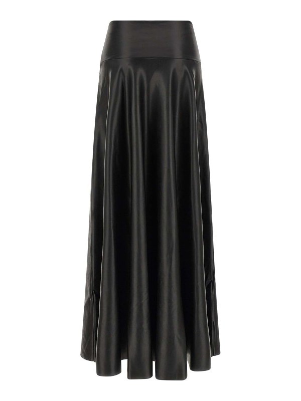 Norma Kamali: jeans a zampa online - Gonna svasata fino alla gonna a terra