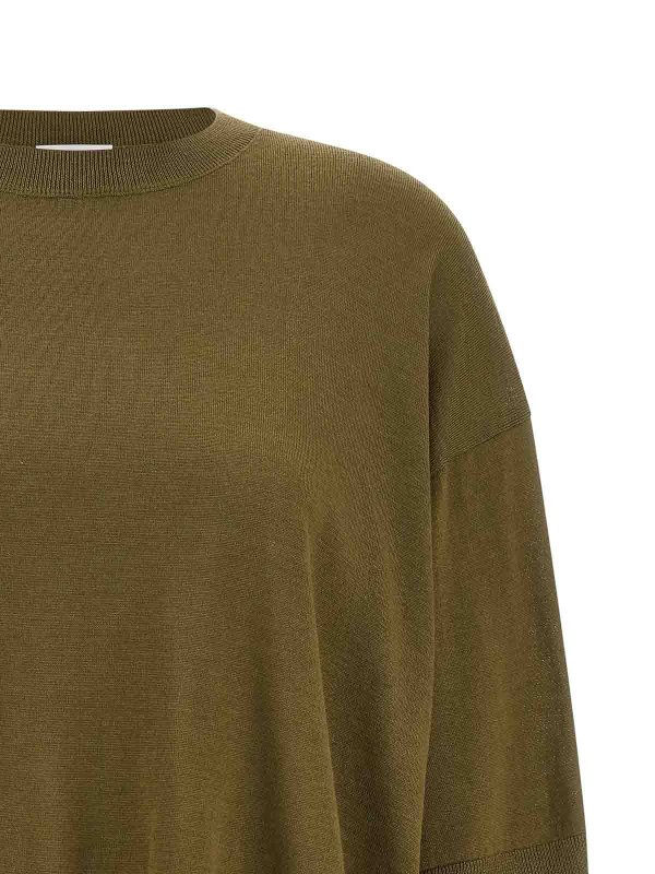 The Best Shops Nude: crew necks - Cropped Wool Sweater