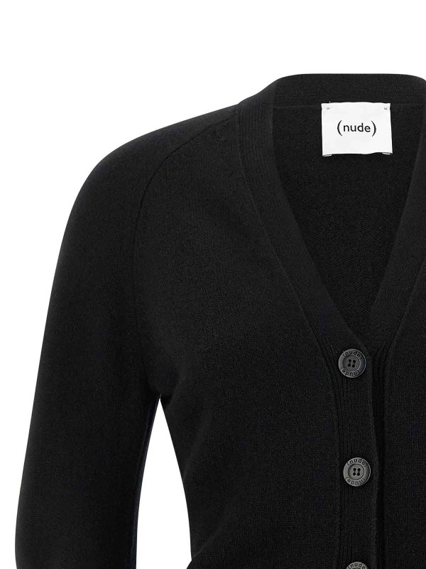The Best Shops Nude: Cárdigans - Cárdigan - Negro