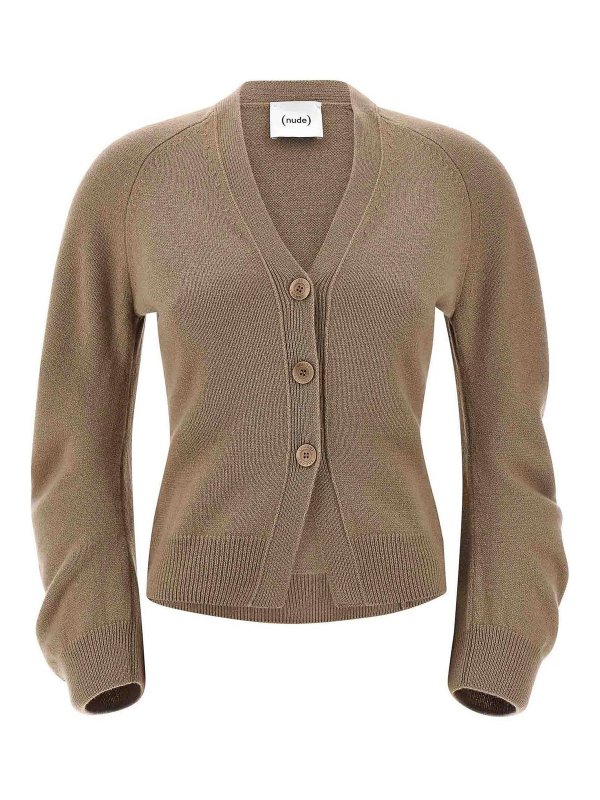 Nude: Cardigans - Cardigan - Beige