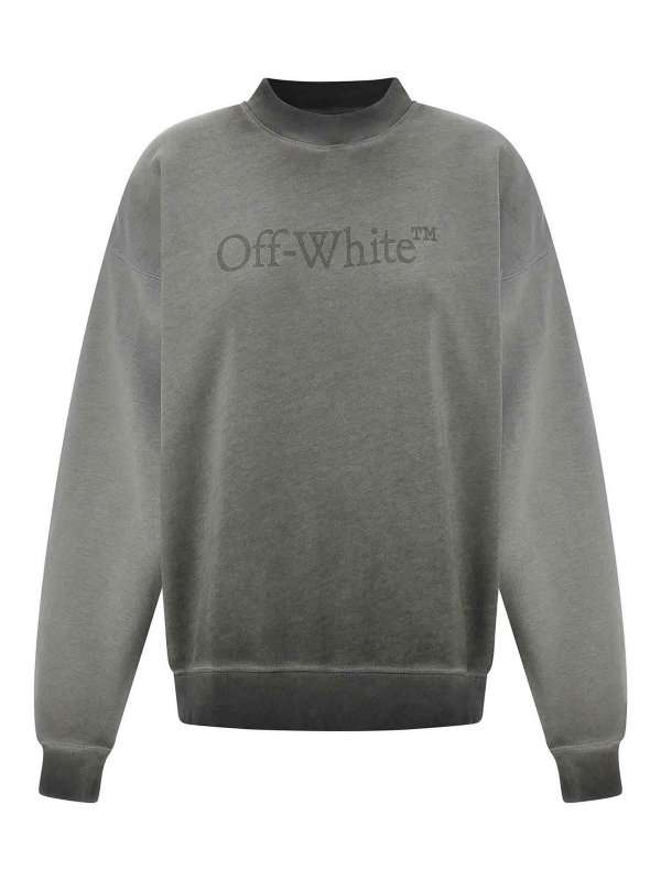 OFF-WHITE: Sudaderas y suéteres - Sudadera - Gris
