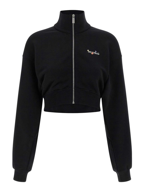 OFF-WHITE: Sweatshirts & Pulls - Sweat-Shirts - Noir