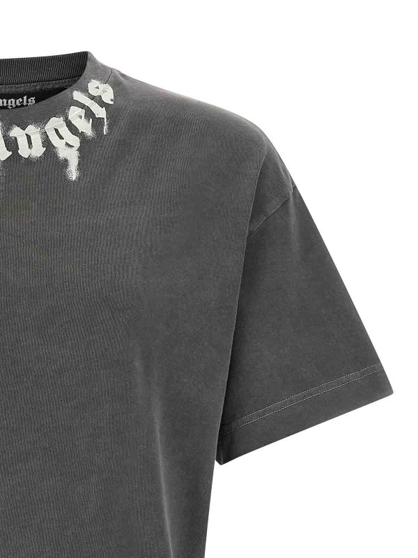 The Best Shops Palm Angels: t-shirt - T-shirt con stampa logo