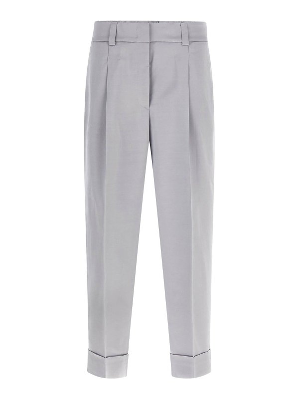 PESERICO: Pantalons casual - Pantalons Décontractés - Gris